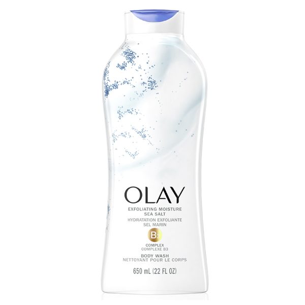 Sữa tắm Olay Body wash Daily Exfoliating With Sea Salts 650ml